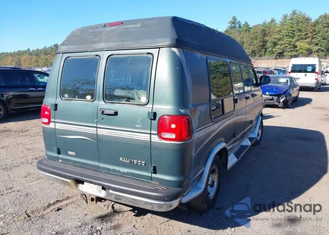 1999 Dodge Ram Van 1500 Commercial/Conversion из США, поврежденный, VIN 2B6HB11Y0XK563702